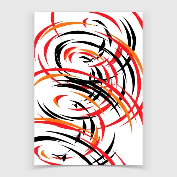 Fondo Abstracto Con Formas Espiral Ilustración Vectorial — Vector de stock