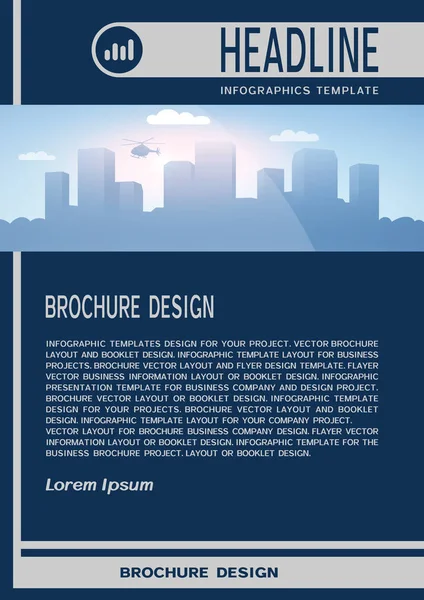Capa de brochura ou design de banner web —  Vetores de Stock