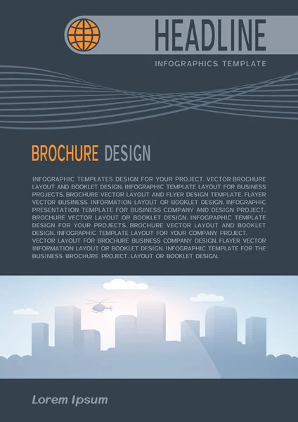 Capa de brochura ou design de banner web —  Vetores de Stock