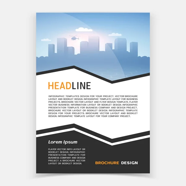 Capa de brochura ou design de banner web —  Vetores de Stock