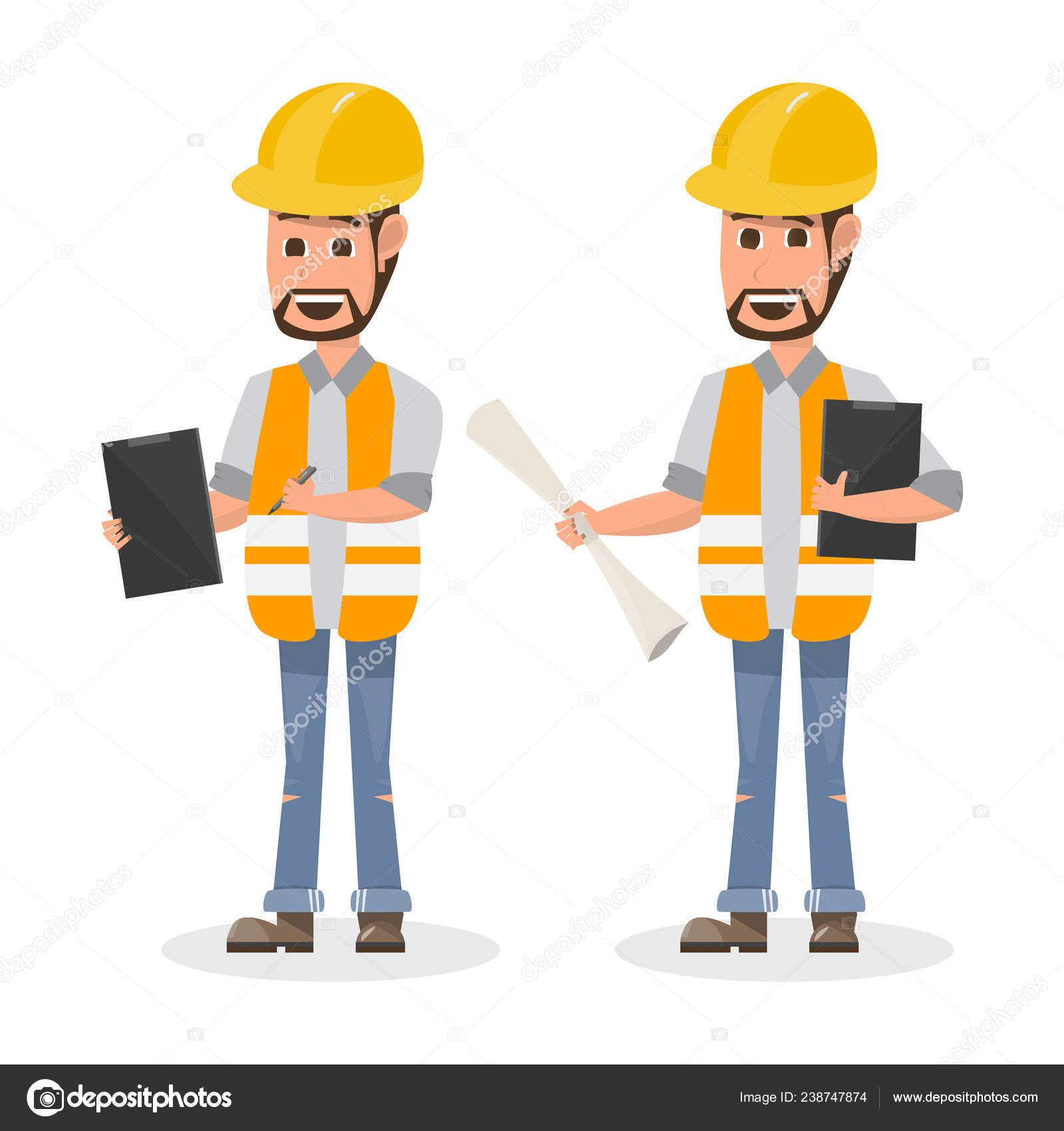 Architect Foreman Engineering Construction Worker Different Character Vector Illustration Cartoon Stock Vector Image by ©Isarapic #238747874 Architect Foreman Engineering Construction Worker Different Character Vector Illustration Cartoon Stock Vector Image by ©Isarapic #238747874