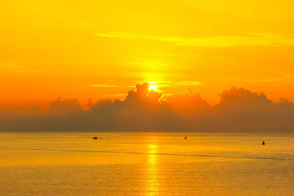 Beautiful Sunrise Sea Prachuap Khiri Khan Province Southern Thailand — Stock Photo, Image