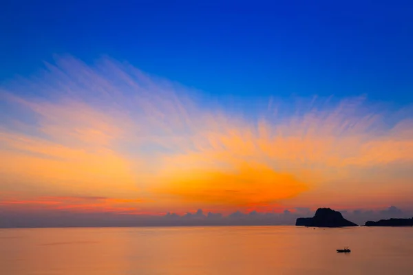 Belo Nascer Sol Sobre Mar Província Prachuap Khiri Khan Sul — Fotografia de Stock