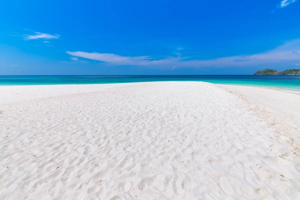 Paradiso Tropicale Spiaggia Cielo Blu Thailandia — Foto Stock