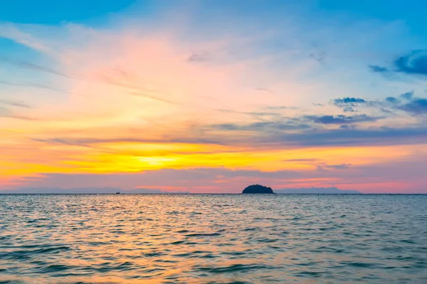 Praia Tropical Bonita Praia Sunrise Ilha Koh Lipe Satun Tailândia — Fotografia de Stock