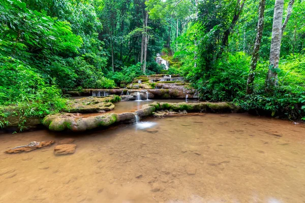 Waterfall in Tropical Rain forest ,Pa Wai Waterfall,Tak Province, Thailand