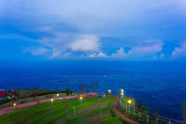 Phu Tubberk'te güzel gün batımı, Tayland