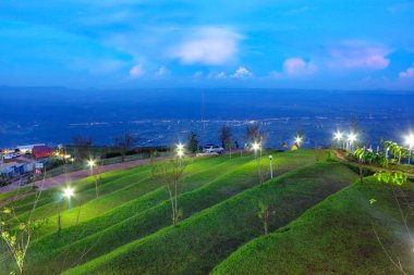 Phu Tubberk'te güzel gün batımı, Tayland