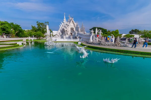 Wat Rong Khun White Temple Chiang Rai Таїланд Травня 2019 — стокове фото