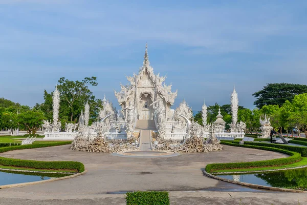 Wat Rong Khun Templo Blanco Chiang Rai Tailandia — Foto de Stock