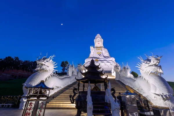 Huay Pla Kang Templo Pagode Estilo Chinês Chiangrai Tailândia Jun — Fotografia de Stock