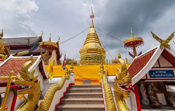 Wat Phra Doi Kham Chiang Mai Thaiföld Jan 2019 — Stock Fotó