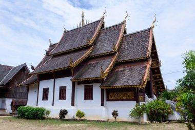 Wat Yang Luang, Mae Chaem Bölgesi 'nde eski bir tapınak, Chiang Mai Bölgesi' nde. 15 Haziran 2019 'da Kuzey Tayland