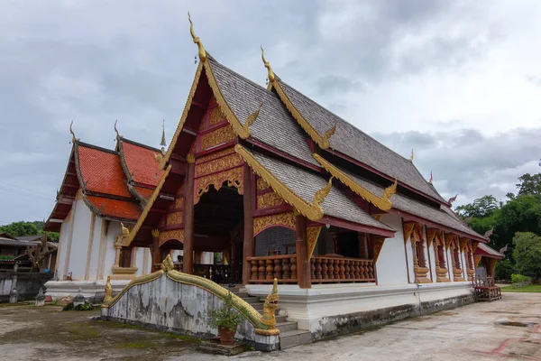 Wat Kong Kan Vacker Gammal Tempel Mitten Dalen Mae Chaem — Stockfoto