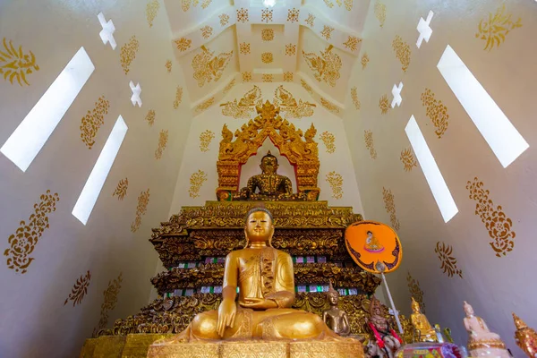 Wat Song Yot Belo Templo Antigo Meio Vale Distrito Mae — Fotografia de Stock