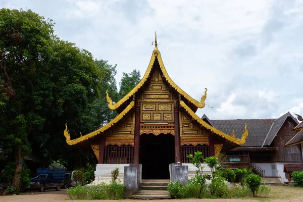 Wat Yang Luang Ett Vackert Gammalt Tempel Mitt Dalen Mae — Stockfoto