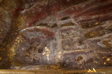 Wat Phutthabat Si Roy, Mae Rim Bölgesindeki eski tapınak, Chiang Mai Eyaleti, Tayland 19 Ocak 2020