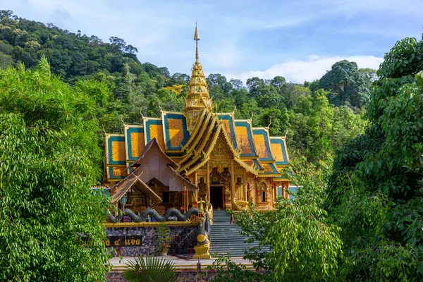 Wat Phra Phutthabat Roy Régi Templom Mae Rim Kerületben Chiang — Stock Fotó