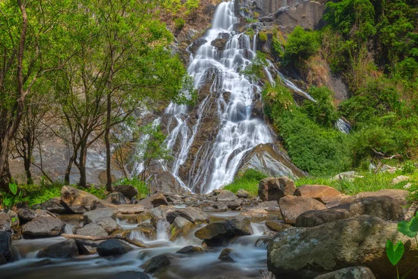 Tao Dam Wasserfall Der Wunderschöne Wasserfall Tiefen Wald Des Klong — Stockfoto