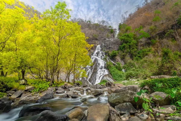 Tao Dam Wasserfall Der Wunderschöne Wasserfall Tiefen Wald Des Klong — Stockfoto