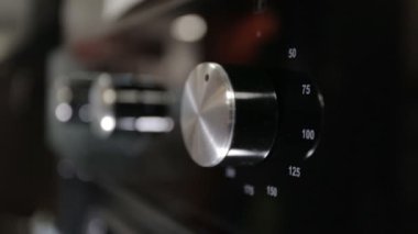 Modern gaz sobası düzenleyiciler ve brülörleri, yakın çekim