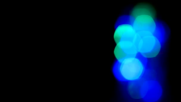 Pot en verre avec des lumières multicolores scintillantes du Nouvel An, la nouvelle année 2019, Noël, espace de copie, décoration, defocus, décoratif 