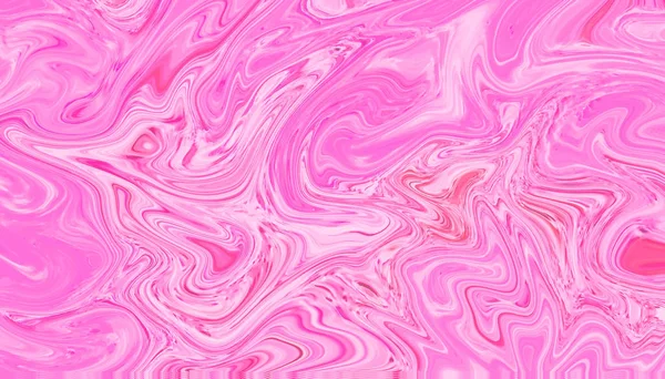 Modèle de marbre liquide. Filles conception de couverture de marbre rose — Image vectorielle