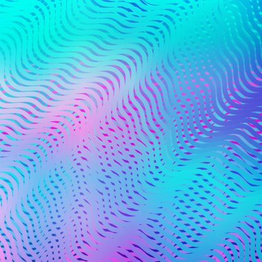 Renkli geometrik teknoloji arka plan degrade ızgarası.