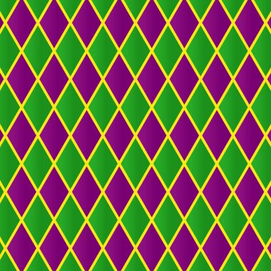 Mardi Gras desen. Karnaval festiva için geometrik kiremit. Tatil tebrik kartı, web, davet, desen dolgularını, tekstil, duvar kağıdı.