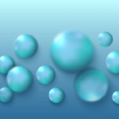 3d molekülleri ile bilim banner. Tıbbi geçmişi küre tasarımı. Atomlar. Mesaj yer. Balonlar kavram fikir