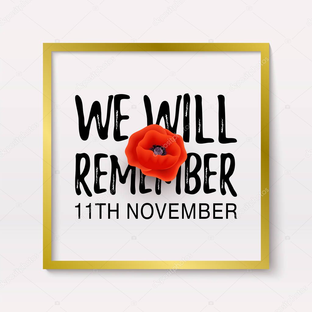 Remembrance Day Poster Realistic Red Poppy Flower International Symbol Of Peace We Will Remember Text 11th November Memorial Header Card Banner Poppy Lapel Pins Brooch Vector Illustration Premium Vector In Remembrance Day Poster Realistic Red Poppy Flower International Symbol Of Peace We Will Remember Text 11th November Memorial Header Card Banner Poppy Lapel Pins Brooch Vector Illustration Premium Vector In