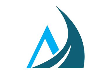 A harfi soyut şekilde logosu