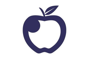 elma vizyon logo vektör simge