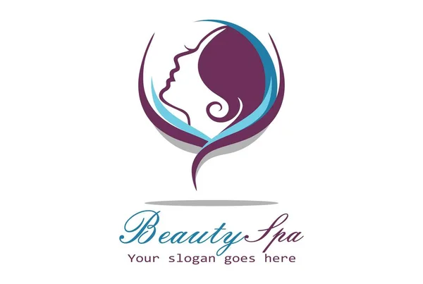 güzellik spa logo kavramı vektör