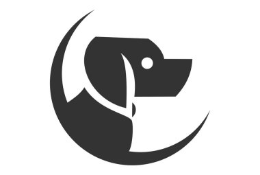 köpek Soyut logo simge vektör