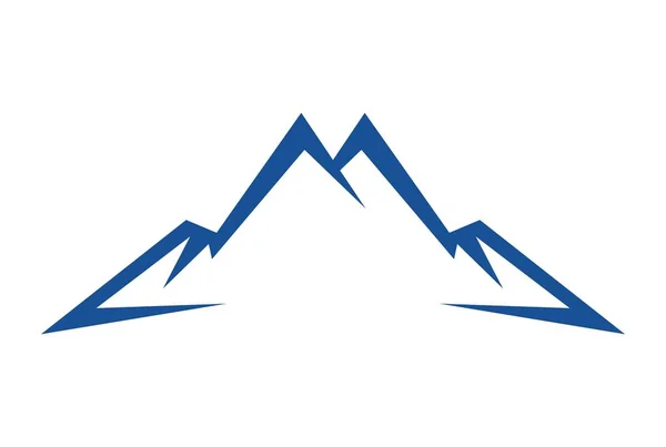 Icône Logo Abstrait Montagne — Image vectorielle