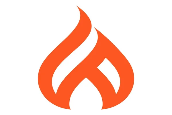 Fogo Logotipo Ícone —  Vetores de Stock