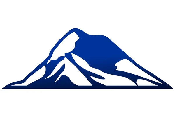 Berg Pictogram Logo Concept — Stockvector