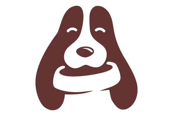 Hund Logo Vektor Konzept Icon Design — Stockvektor