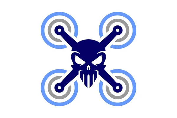 drone Soyut logo simge kavramı