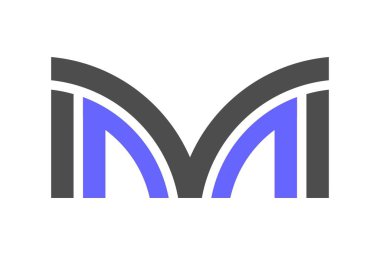 Mektup M Logo vektör