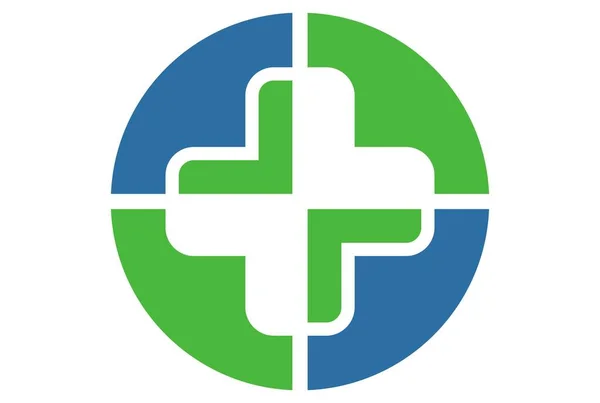 Concepto Icono Logotipo Abstracto Médico — Vector de stock