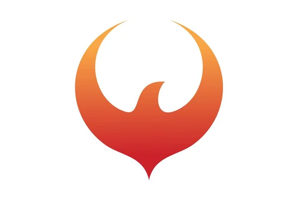 Φλόγα Falcon Λογότυπο Φορέα — Διανυσματικό Αρχείο