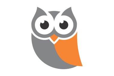 şirin baykuş logo vektör dsign