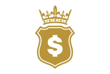 Altın Kral kalkan doları logosu