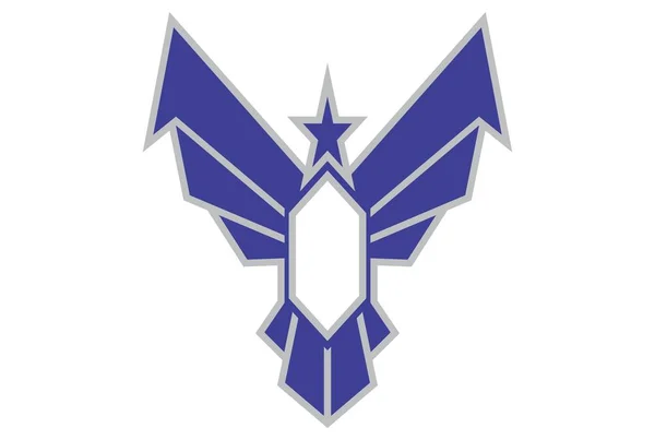 Λογότυπο Αστέρων Φτερά Αετού — Διανυσματικό Αρχείο