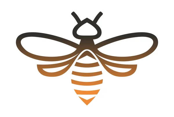 Вектор Логотипу Золотої Бджоли — стоковий вектор