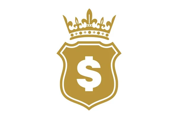 Altın Kral kalkan doları logosu