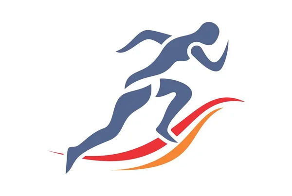 Maraton koşmak logo simge