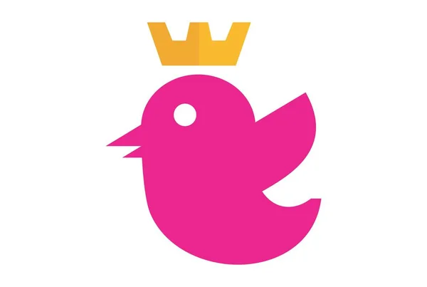 Königin Vogel Abstrakt Logo Vektor — Stockvektor